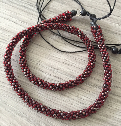 garnet necklace