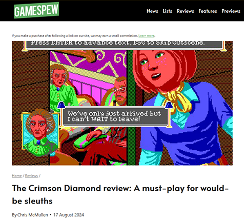 gamespew review