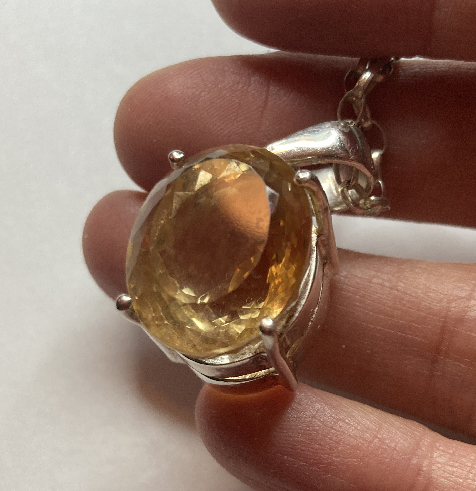 Citrine pendant