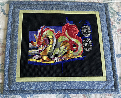 Rise of the Dragon cross-stich