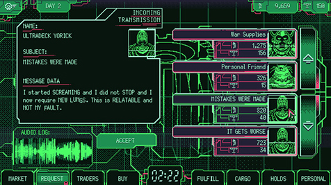 Space Warlord Organ Trading Simulator screencap