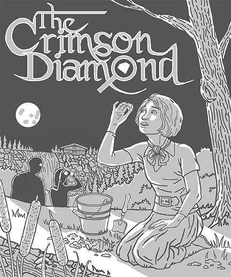 The Crimson Diamond key art WIP