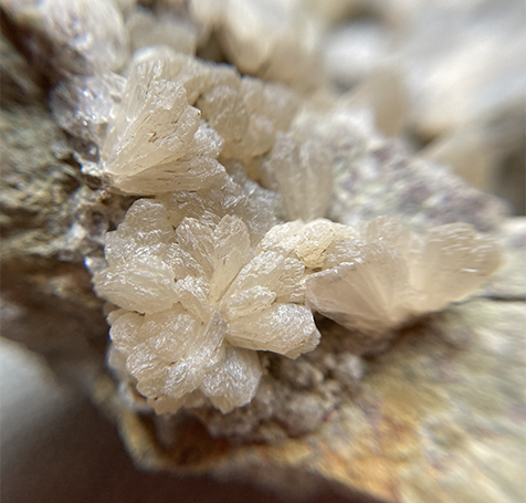 stilbite closeup