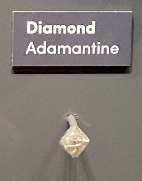 Museum's octohedral diamond