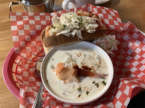 lobster roll and chowder