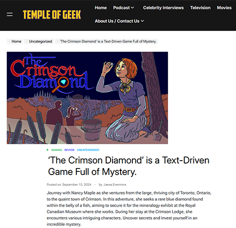 Temple of Geek TCD review